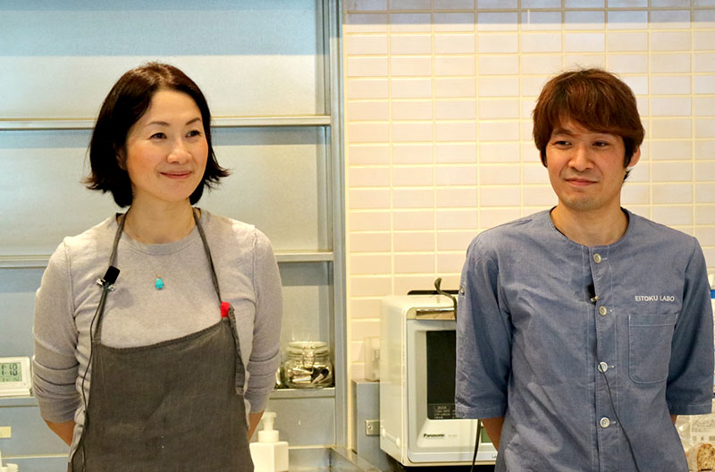  栄徳剛シェフ、わいんのある12ヶ月 ・高橋雅子さんによる「cuoca × 新麦コレクション スペシャルレッスン」